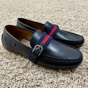 Polo Ralph Lauren Men's Riali Leather Driving Shoes Loafer Black, Size 9